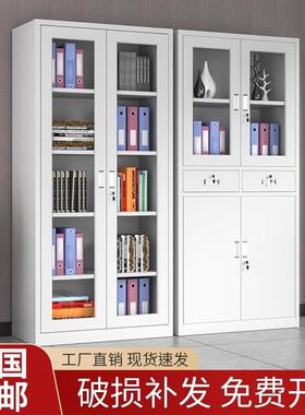 钢制文件柜办公财务档案收纳柜资料存放柜铁皮矮柜带锁凭证储物柜