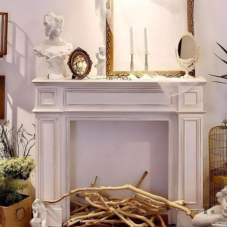 法式复古壁炉装饰柜直播间场景简约家用客厅玄关隔断实木白色窄柜,金属材料及制品,金属加工件/五金加工件,淘宝优惠券,粉丝福利购,淘宝优惠卷