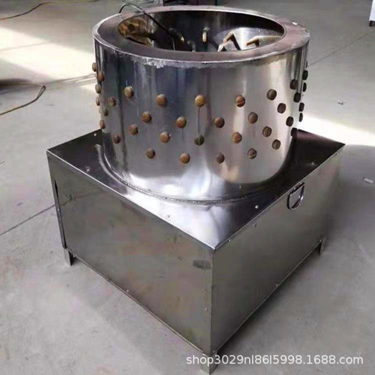 50型60型全自动家 禽脱毛机批发不锈钢拔毛机小型圆筒鸡鸭打毛机
