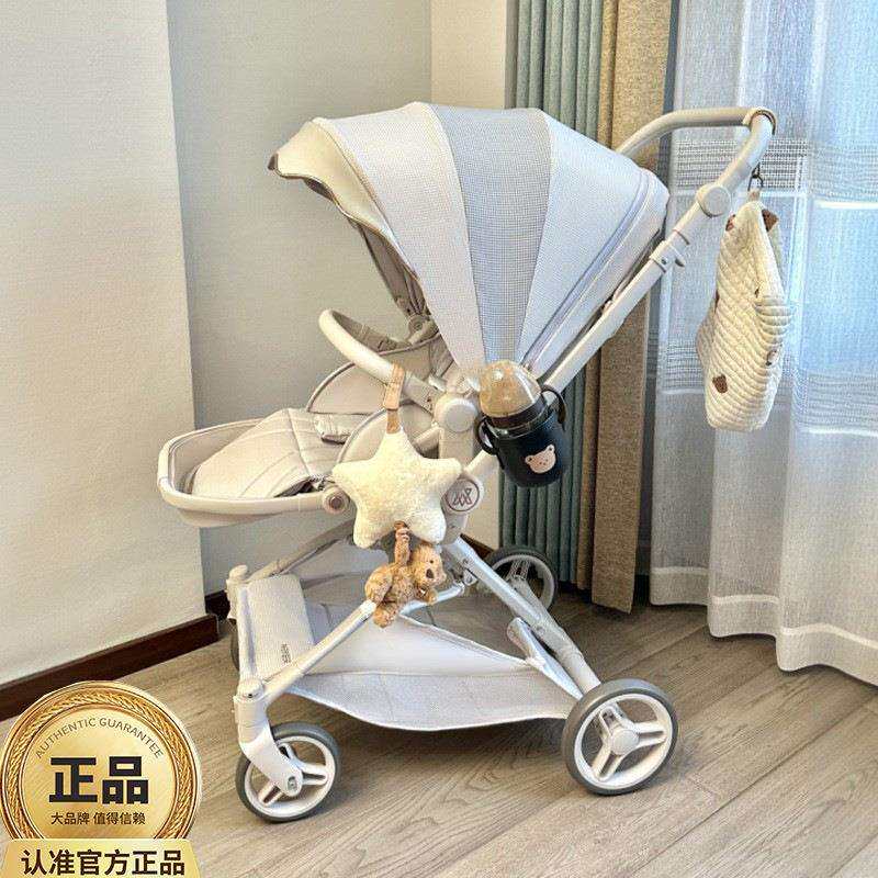 Newber纽贝尔婴儿车可坐可躺轻便折叠高景观遛娃神器0到3岁手推车