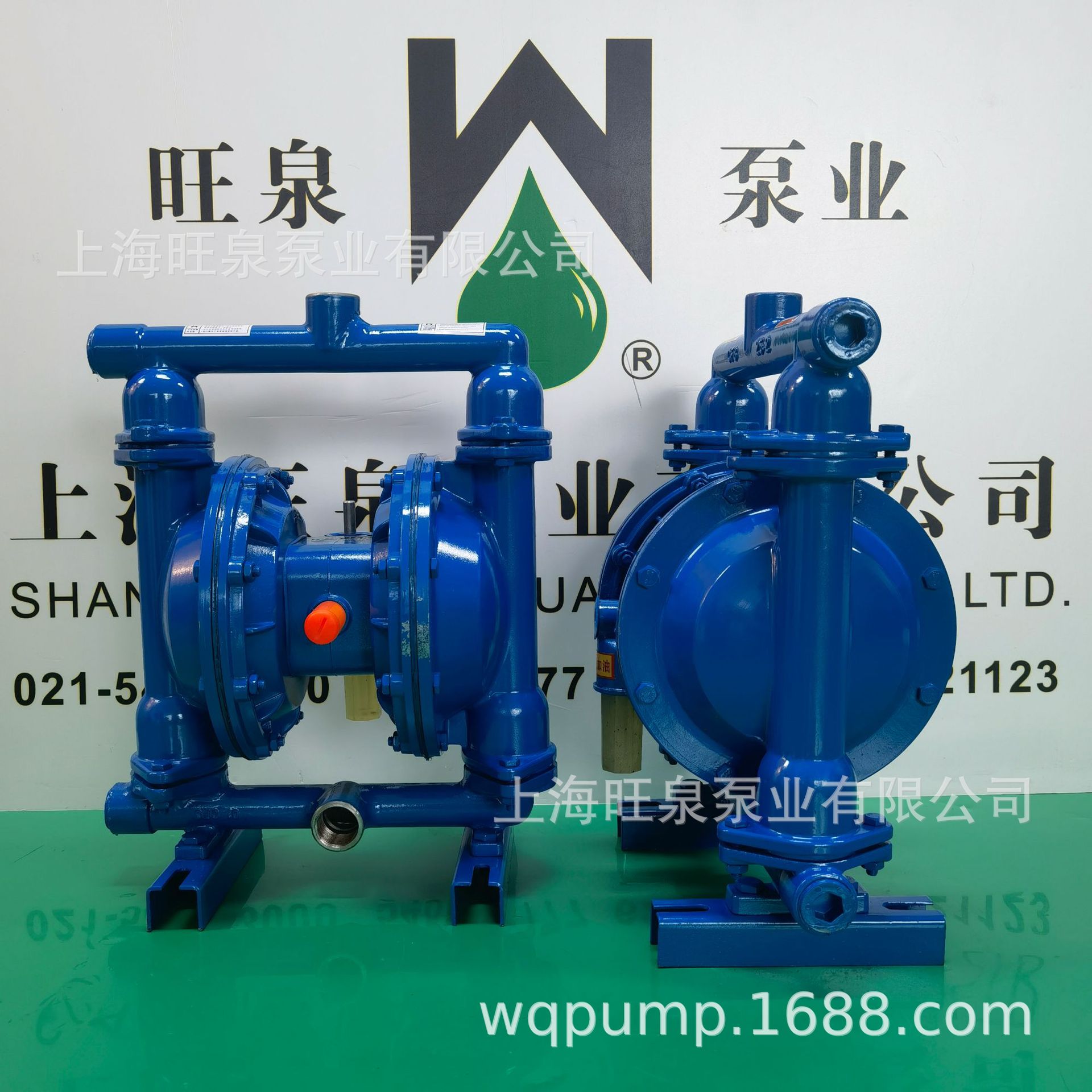 上海旺泉牌气动隔膜泵QBY-25不锈钢气动隔膜泵、不锈钢隔膜泵