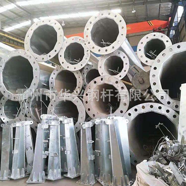 66KV钢管塔电力钢杆耐张输电钢管塔钢制电线杆价格