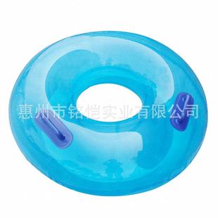 现货长期单筏水上划水圈加厚PVC充气皮筏