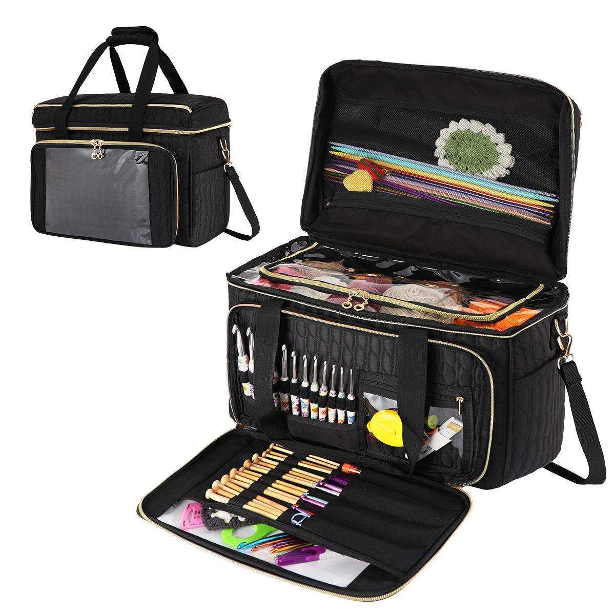 新款家用编织工具收纳包纱线储物袋棒针钩针毛线收纳手提袋,金属材料及制品,金属加工件/五金加工件,淘宝优惠券,粉丝福利购,淘宝优惠卷