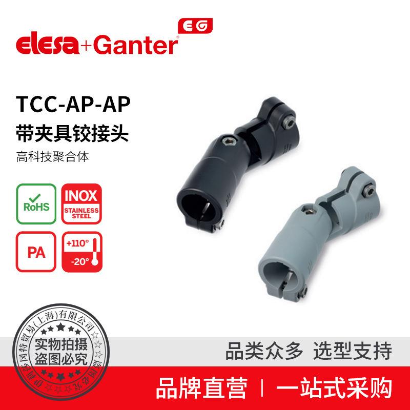 ElesaGanter伊莉莎冈特TCC-AP-AP带夹具铰接头高科技聚合体