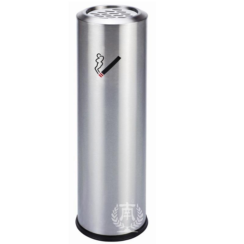 圆形上投口不锈钢室内烟灰柱GPX-129C烟草办公吸烟区烟蒂柱灭烟桶