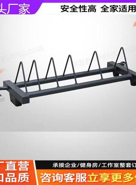 可移动杠铃车杠铃片架子可移动健身储物架家用商用举重杠铃收纳架