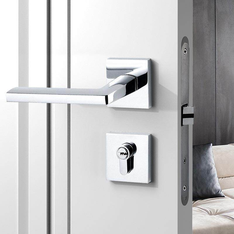 室内门锁分体静音卧室房间木门锁家用简约门锁把手规格齐全