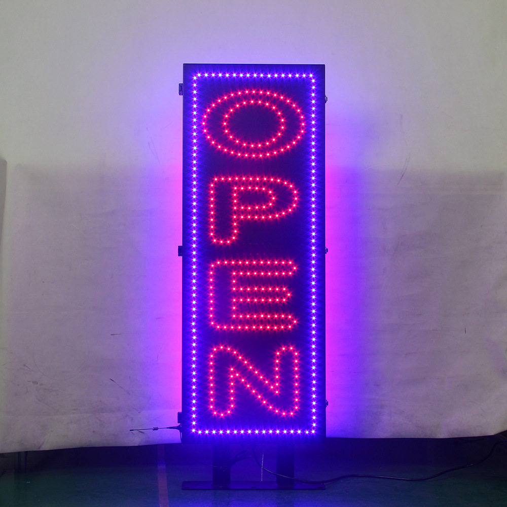 双面立式led创意英文字母灯造型发光字室外防水open广告牌跨境