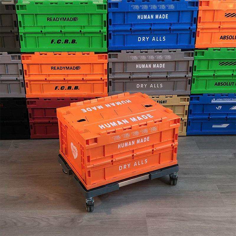 折叠收纳箱工业风户外露营塑料车载后备箱储物整理收纳书箱子