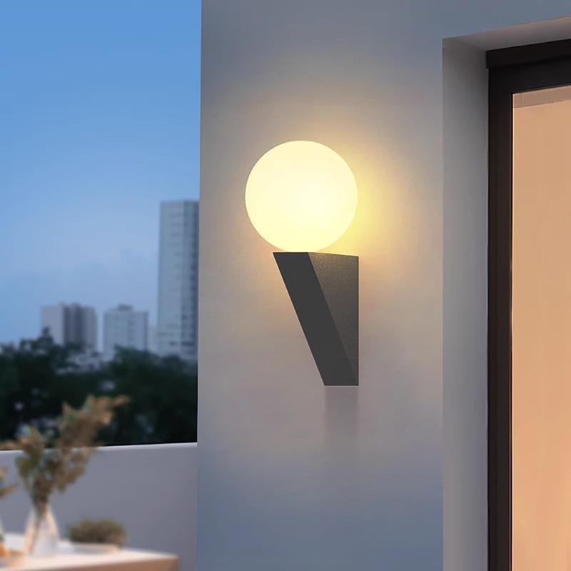 现代简约壁灯户外防水庭院门厅创意入户卧室床头走廊客厅墙壁灯