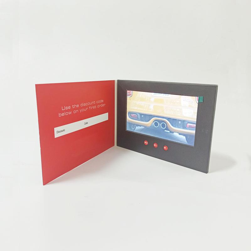 直发7寸视频贺卡LCD高清电子贺卡企业商务节日通用贺卡