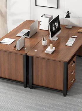 电脑桌台式家用书桌现代简约职员工作台办公桌卧室简易学习写字桌