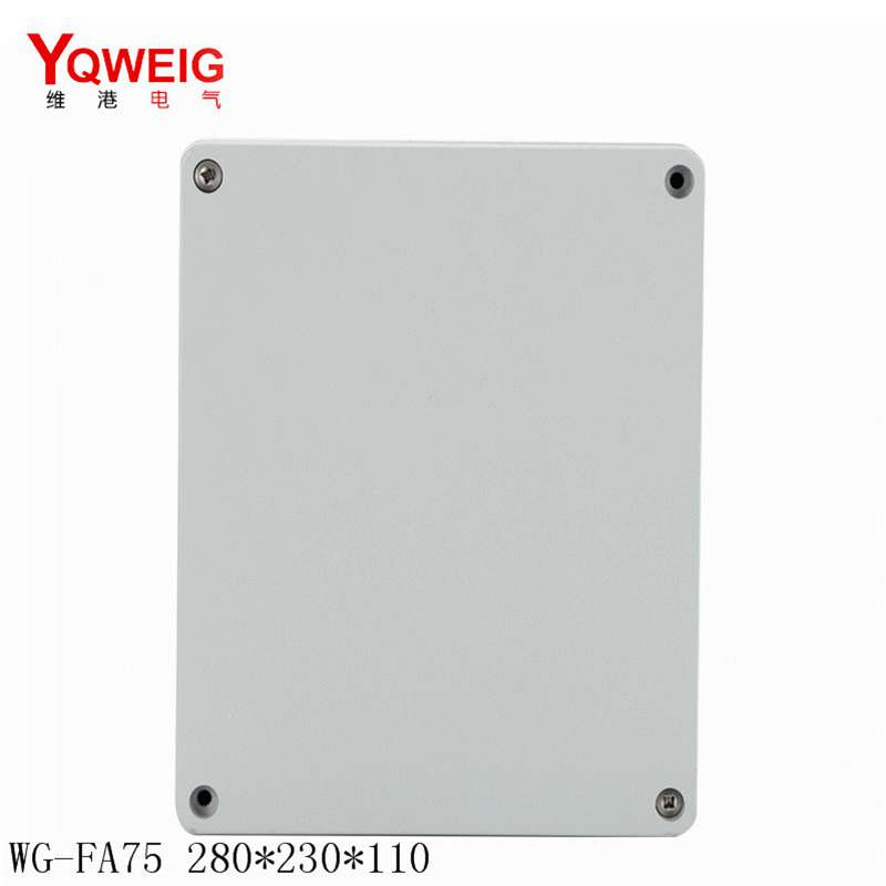 280*230*110翻盖带合页防水盒电源分线盒按钮控制箱端子接线盒