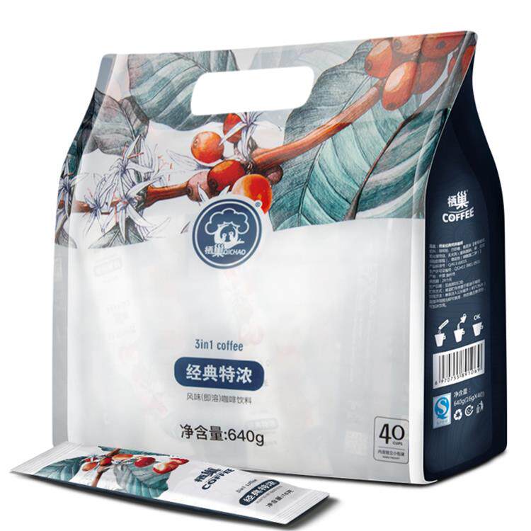 新疆包邮送试饮装 栖巢特浓三合研磨咖啡粉