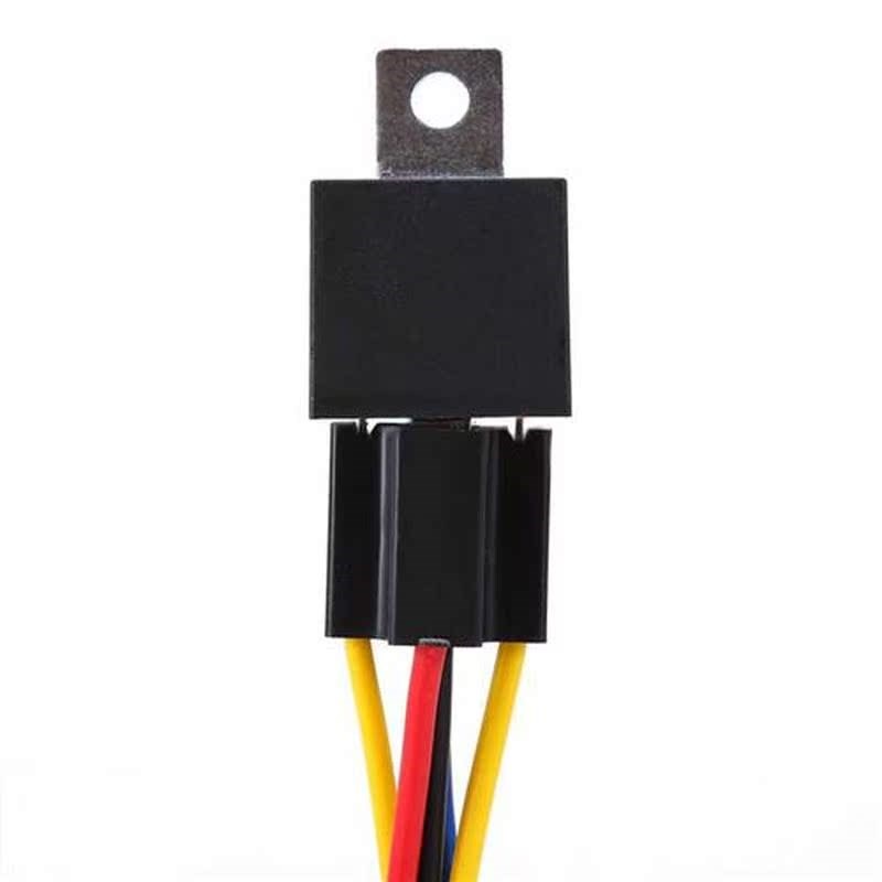 5设置SPDT 5针5线汽车继电器和插座VDC 12V