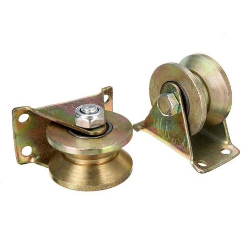 2pcs/set 2 Inch Sliding Gate Rollers DoJor Wheels Track Pull