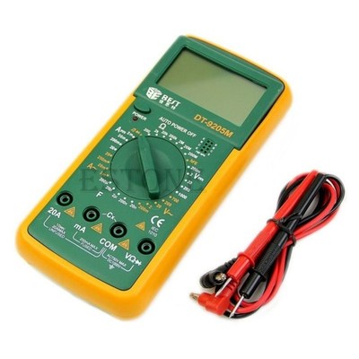 DT9205M Digitall Voltmeter Multimeter Ohmmeter Ammeter Capac
