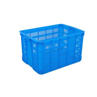 310mm 420 鸣固加厚b蓝色塑料筐周转筐快递物流框575 300筐外610