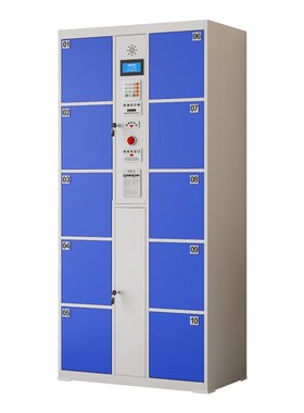 智能超市子存包人脸识柜别微扫码指纹KL-H28469寄存电信柜储物柜
