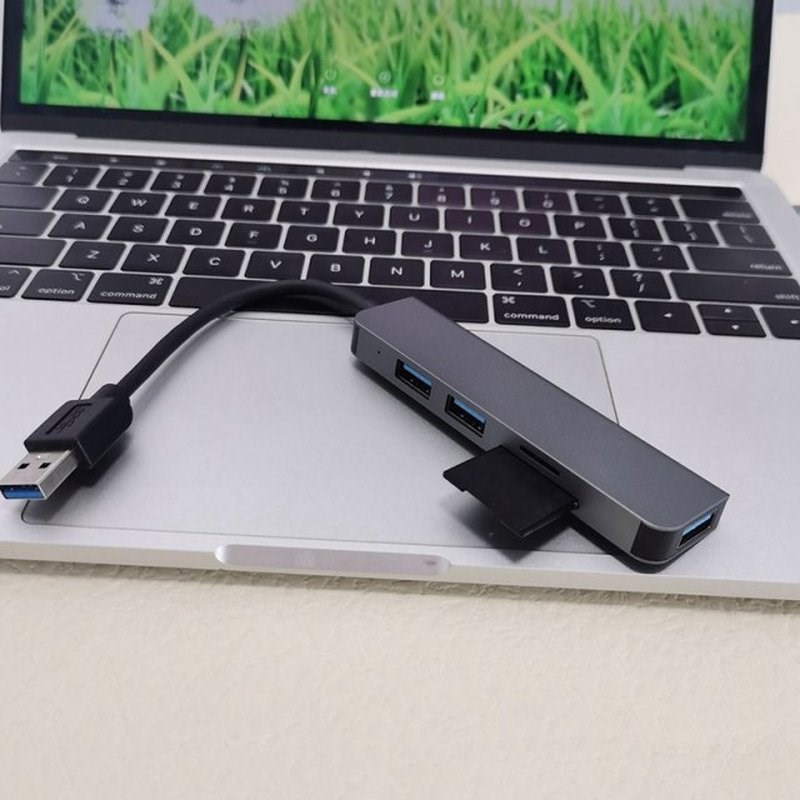 5 in b1 USB Type C Hub Adapter with USB3.0 to SD TF USB3.0 2
