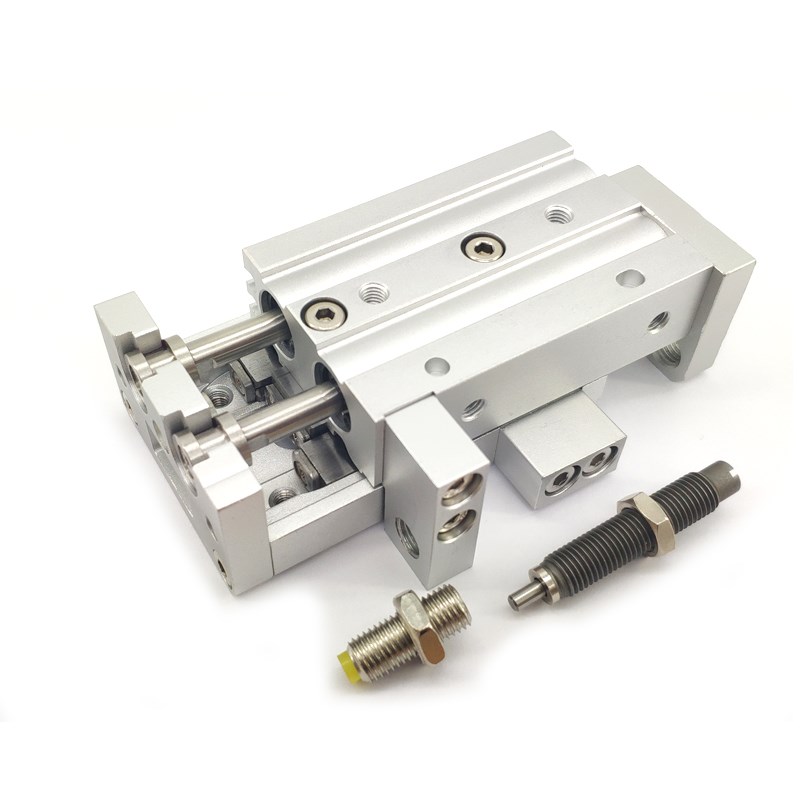 SMC滑台HLS气缸MXS6/8/12/16/25L-10-20-30/40/5O0/75/100-AS/BS/