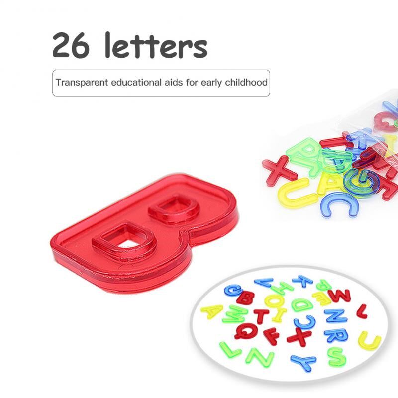 5cm Transparent  Alphabetws 26 Pieces Of Teaching Tools Alph