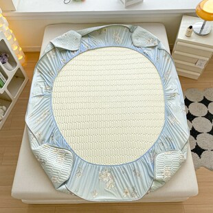 加厚乳胶凉席床笠款 凉感空调软席子防滑宿舍学生床垫 n三件套夏季