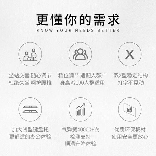 乐歌升降桌升降i电脑桌站立办公升降台家用可折叠桌M9S雅黑