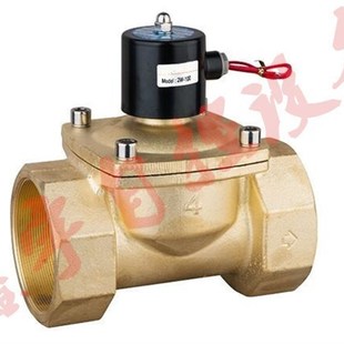 1000n DN100 100 常闭二位二通电磁阀 4寸 AC220V 电磁开关阀2W