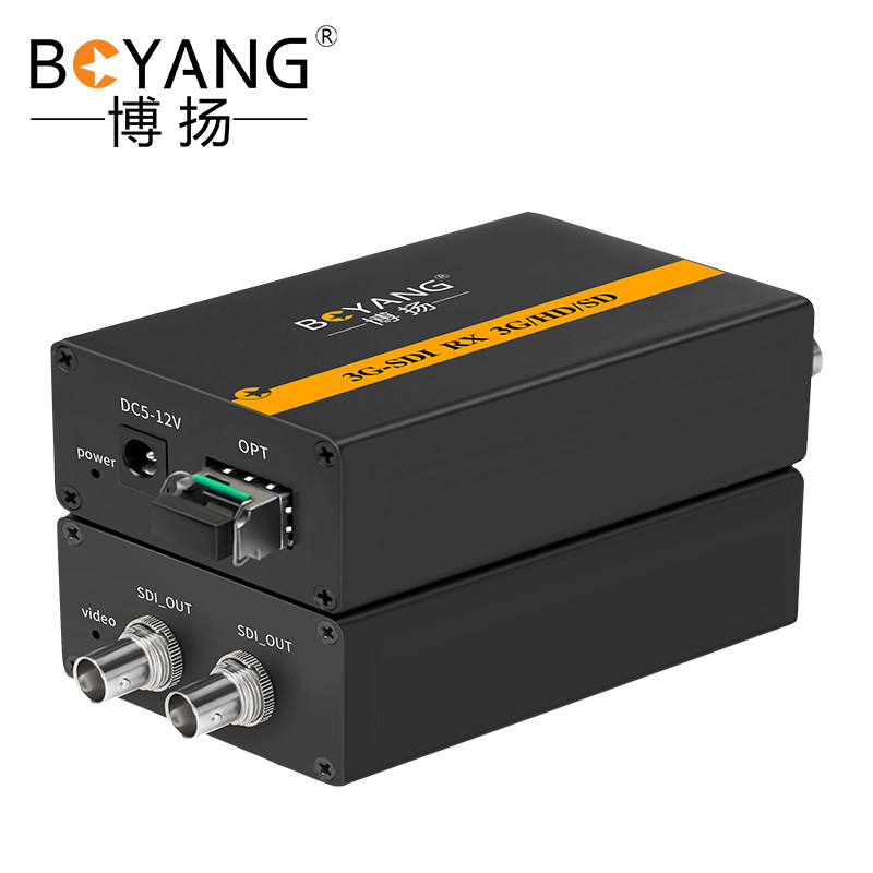 博扬 非压缩全高清3G-SDI视频光端机1路视频 光纤收发器转BXY-3G1
