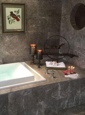 灰色天然大理石材电视背景墙洗y手池圆柱门槛石家装新中式别墅定