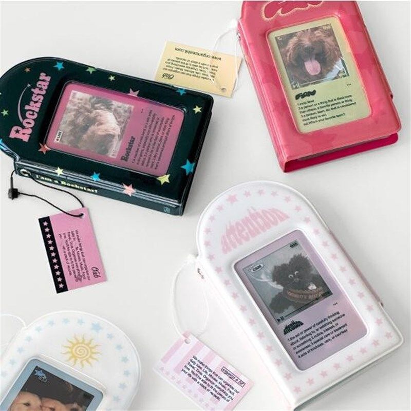 韩国正版Oab明星追逐迷你存储在流行可爱的明星L3英寸小卡片相册