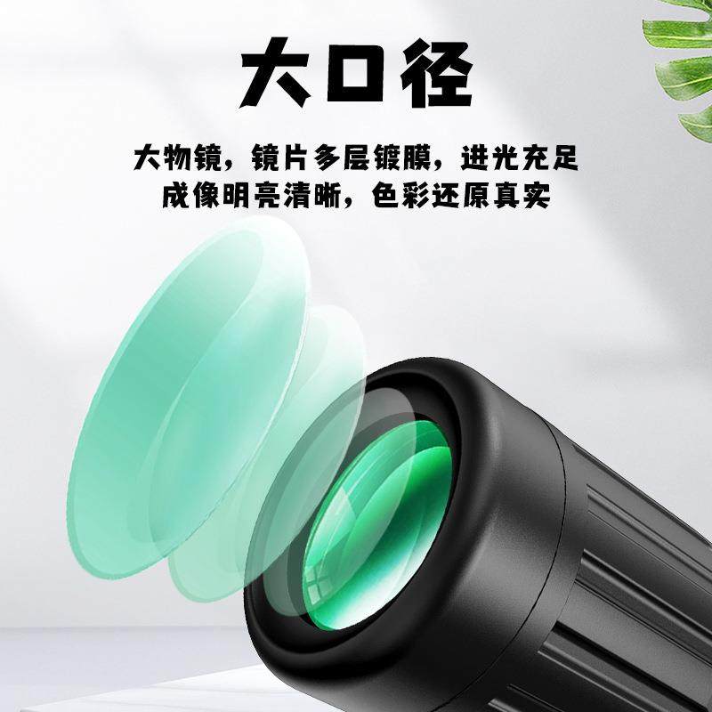 跨境新品十字密位测距单筒望远镜12×户外迷你便携军倍高清狙击镜