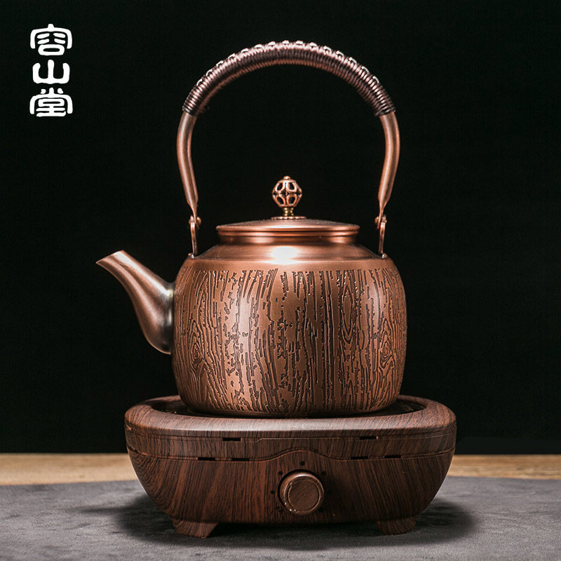 容山堂 a铜壶烧水壶手工机制铜茶壶 仿古大煮茶器煮茶壶电陶炉茶,餐饮具,茶壶,淘宝优惠券,粉丝福利购,淘宝优惠卷