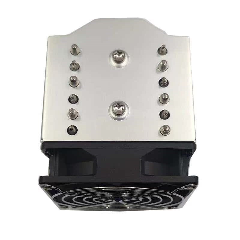 4U侧吹LGA3647服务器6热管2U至强铜H底3长方形正方形CPU散热器风