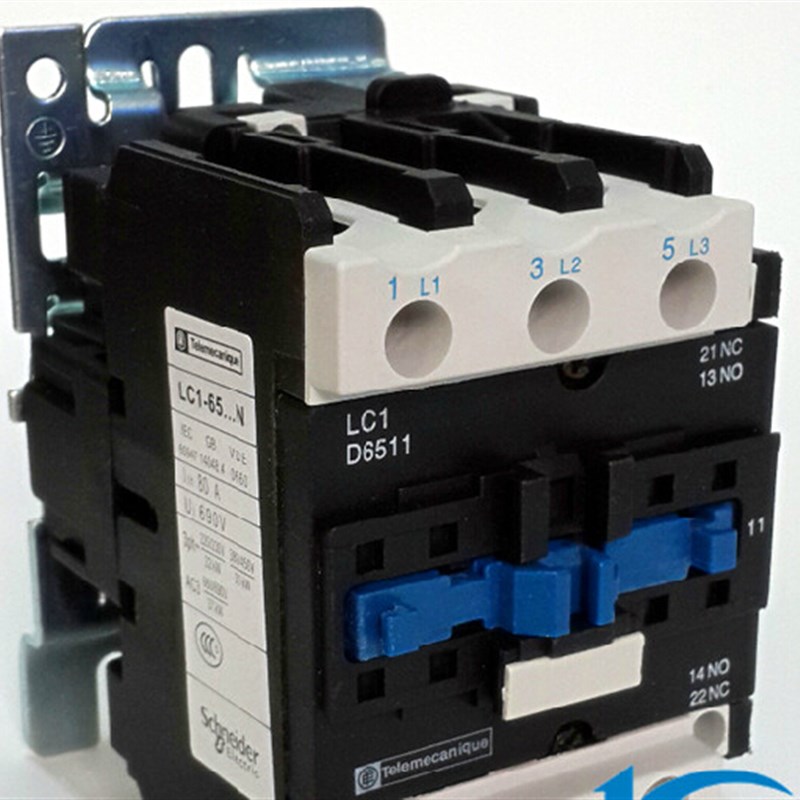 Telemecanique LC1D6r5主交流接触器 le65Aith80A LC1-D6511 220V