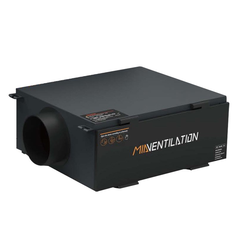 米亚新风系统家用空气净化器除甲醛除湿单向流R净化一体机管道式