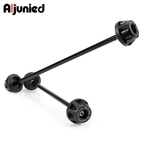 适用雅马哈MT07 XSR700前后轮防摔球前L后轮轴防摔胶保护胶改装件