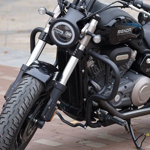 奔达ROCK灰h石300保险杠摩托车BD300 加强防摔杠特技杠 16护杠改装