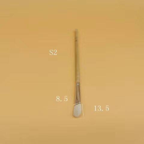 100支绘画彩笔羊毛笔刷软头S笔陶瓷描金工艺水彩油画画笔油漆毛刷