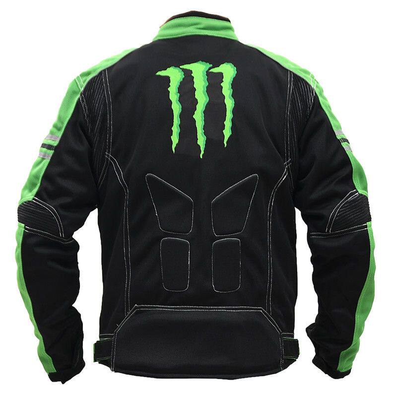 新款摩托车男士骑行服夏季款网眼通风透气机车赛车骑士服装带护具