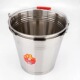 304不锈钢提水桶手提式 储水桶食用桶油桶喜桶垃圾分类桶无磁带盖