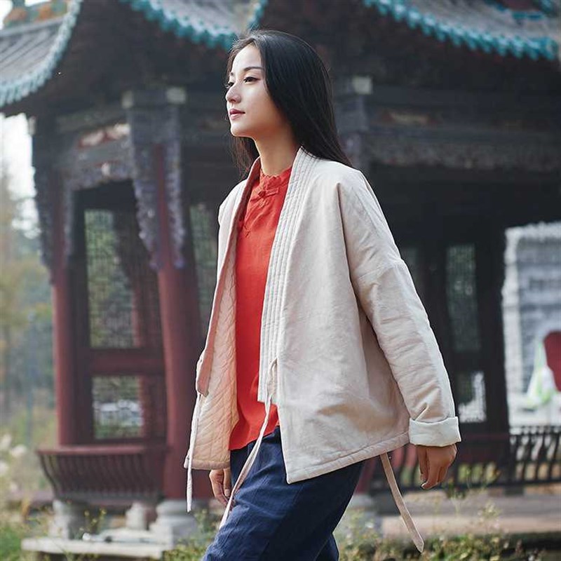 秋冬女性m新款复古短款夹克
