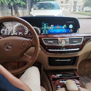 适用于05 13奔驰s级W2v21安卓智能导航12.3英寸一体机八核播放