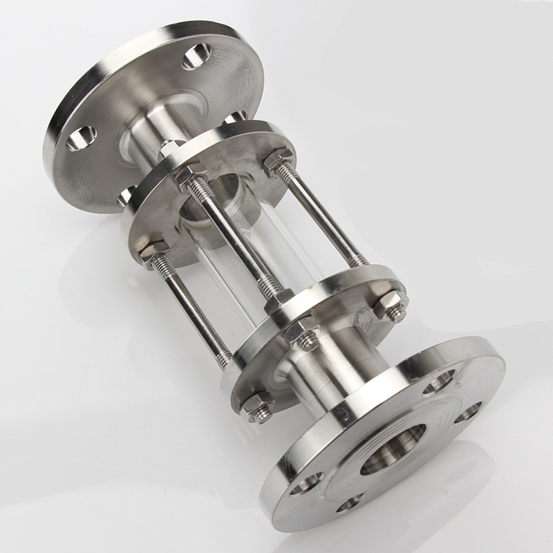 201/304 不锈钢法兰视镜/玻璃视镜/管道视盅/HGS07-R126DN65801寸