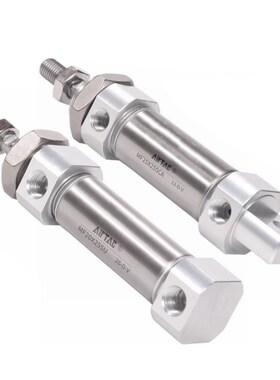 亚德不锈钢迷你气缸MF32mX25/50/75/100/125/150/200/300/500SCA