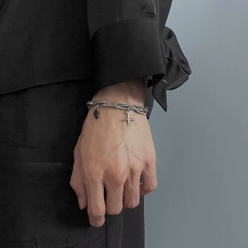 原创十字星手链男轻奢小众高级感