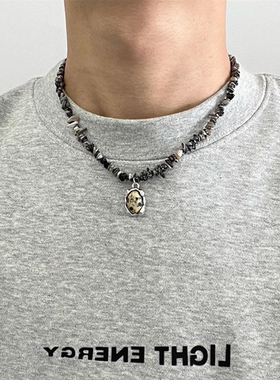 沙滩风项链男不规则轻奢高级感