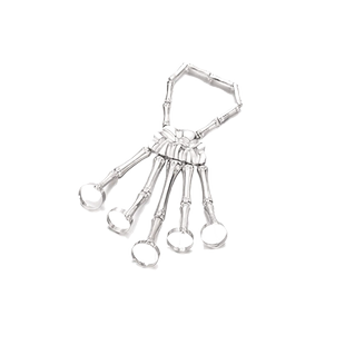原创个性骷髅骨架外骨骼手链手套可灵活活动关节可调节男女配饰潮